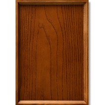 로야 우드 애쉬목 카페 쟁반 트레이 손잡이 홈 논슬립