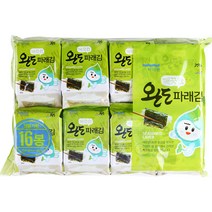 바다원 완도 깨끗한 파래 도시락김 16P, 64g, 1개