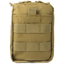 파이커택티컬 더블 포켓 유틸리티 파우치 코요테