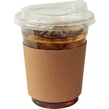 아이엔피 PET 아이스컵 바디 지름 92mm 420ml + 드링킹리드 + 홀더 세트, 25세트