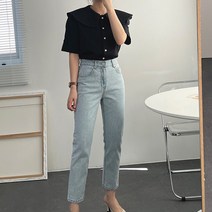 페이퍼먼츠 세이쇼 빅 케이프 카라 넥 셔츠 블라우스 05367