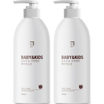 살림백서 베이비 앤 키즈 호호바 & 시어버터 베이비로션, 2개, 500ml