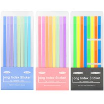 비팬시 롱 인덱스 플래그 스티커 3종 세트, 1세트