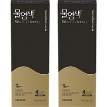 씨드비 프리미엄 물염색 시즌2, 내추럴블랙, 2개