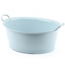 조일 물빠짐 다용도 손잡이 대야, 블루, 1개