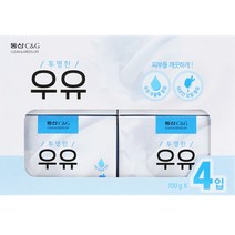 크리오 투명한 비누 우유향, 85g, 4개