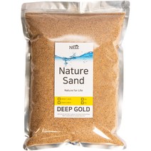 NEIZ 네이처 샌드 2kg 0.8~1.2mm 1개, 딥골드