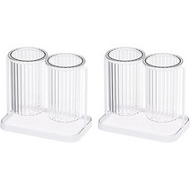 알뜰살뜰매뉴얼 물빠짐 수저통 2구, 화이트, 2개