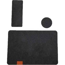 AM라이프 심플 테이블 코스터 + 식기가방 + 테이블매트 1인세트, 코스터(10 x 10 cm), 식기가방(25 x 8 cm), 테이블매트(30 x 43.5 cm)