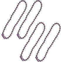 동대문단추왕 컬러 군번줄, 다크브라운, 4개