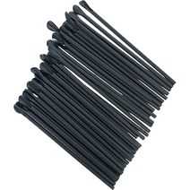 티나피크닉 슬러시 빨대 검정, 500개입, 1개