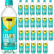 롯데칠성음료 데일리C 레몬워터, 24개, 500ml