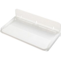 제이라이프 비터 부착형 침대 사이드 선반 테이블, 화이트, 1단