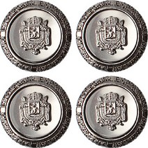 동대문단추왕 헤라C 단추 18mm, 블랙흑Ni, 4개