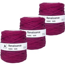 yarna 르네상스 패브릭얀 뜨개실 500g, 39 바이올렛, 3개