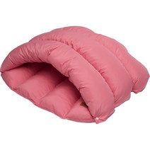 로하스펫 고양이 프리미엄 컴포트 숨숨집 핑크