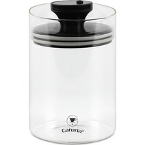 카페리아 압축진공 유리 커피보관용기 750ml CA7, 혼합색상, 1개