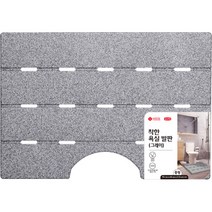 롯데이라이프 착한 욕실 발판, 그레이, 1개