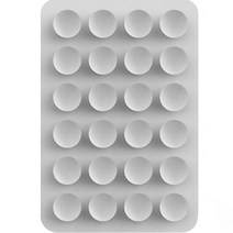 로랜텍 휴대폰 보조배터리 흡착패드, 1개, 화이트