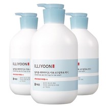 일리윤 세라마이드 아토 6.0 탑투토워시, 1000ml, 3개