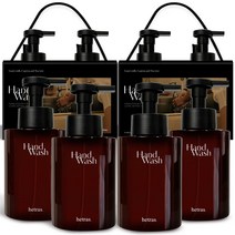 헤트라스 산양유 퍼퓸 버블 핸드워시 호텔우드 4p, 515ml, 4개