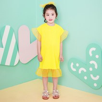 마리앤모리 여아용 세라오간자 원피스 + 헤어핀 세트