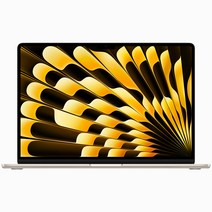 Apple 2023 맥북 에어 15, 스타라이트, M2 8코어, 10코어 GPU, 1TB, 16GB, 35W 듀얼, 한글