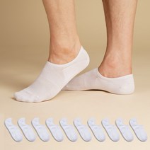 삭스팝 남성용 발등 덮는 페이크삭스 양말 10켤레