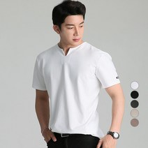 업클라스 남성용 V슬릿 반팔 티셔츠 b201