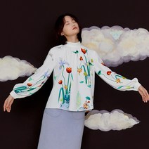 고코리 여성용 GLASS ISLAND 블라우스