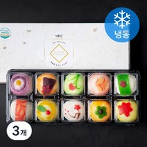 떡과정 화과자 10구 (냉동), 500g, 3개