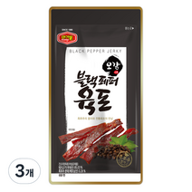 머거본 블랙페퍼 육포, 25g, 3개
