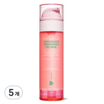 맥스클리닉 맥스 체인지 로즈 브라이트닝 오일 클렌징 폼, 110ml, 5개