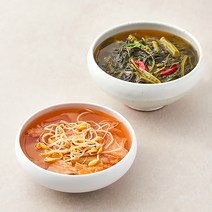 델리코by정미경 바로만든 데일리 콩나물김칫국 650g + 아욱된장국 650g 세트, 1세트