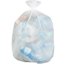 베로나 배접 분리수거 쓰레기봉투 유백, 60L, 100매