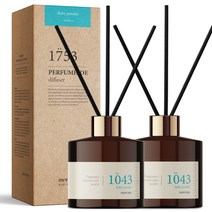 메르헨트 퍼퓸 드 디퓨저 200ml x 2p + 섬유리드 10p 세트, 베이비파우더