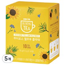 이디야 루이보스 옐로우 플라워 티, 1.5g, 10개입, 5개