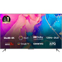 TCL 안드로이드11 4K QLED TV, 55C635, 140cm(55인치), 스탠드형, 방문설치