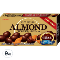 롯데제과 아몬드 초코볼, 46g, 9개