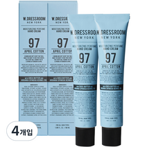 더블유드레스룸 퍼퓸 핸드크림 No 97 에이프릴코튼, 50ml, 4개입