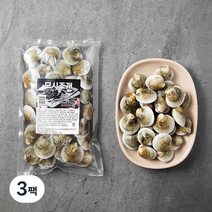 국산 모시조개, 500g, 3팩