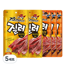 질러 부드러운 육포 30g x 2p + 직화풍 BBQ 30g x 3p, 5세트