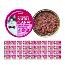 동원 뉴트리플랜 고양이 간식캔, 참치,연어, 36개