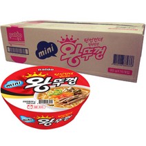 팔도왕뚜껑 미니 왕뚜껑 컵라면 80g, 16개