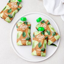 푸루라 유기농 생과일 짜먹는 아이퓨레 배, 100g, 4개