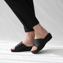 단골언니 여성용 미라주 셔링 디테일 소프트 통굽 슬리퍼 4cm