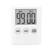 아이코어스 슬림 사각 타이머, 화이트, 1개