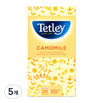 테틀리 카모마일 티백, 1.3g, 25개입, 5개