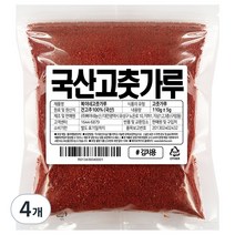 복이네먹거리 국산 햇 고춧가루 보통맛 김치용, 110g, 4개