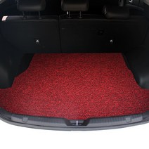 순수 코일 트렁크매트 두께12mm 레드블랙 12GT-17, 임팔라 2015년9월~, 쉐보레